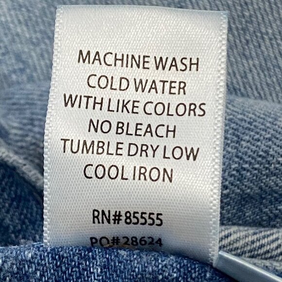 Pistola Charlie high rise ankle straight button fly double denim panels size 27 - Picture 12 of 16